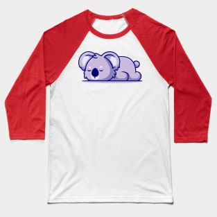 Cute Sleeping Koala Baseball T-Shirt